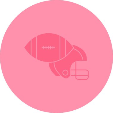 ragbi simgesi vektör çizimi