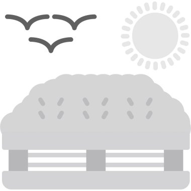 Tek bir simgenin vektör illüstrasyonu