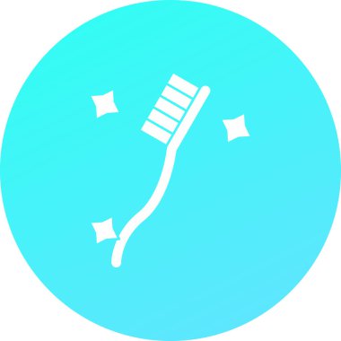 fırça ağ ikonu vektör illüstrasyonu