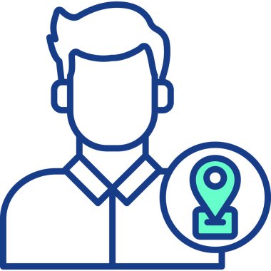 konum haritası gps simgesi