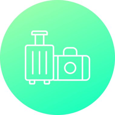 Bagaj simge vektör çizim