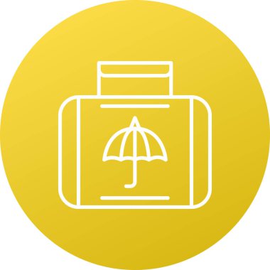 Vektör şemsiye simge tasarlamak