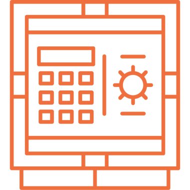 iş simgesi vektör illüstrasyonu