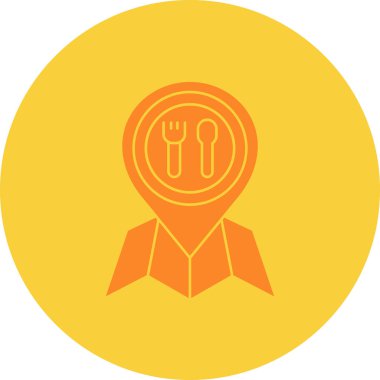 Gıda simgesinin vektör illüstrasyonu