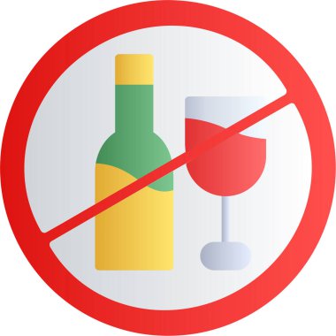 alkol yassı alkol ikonu