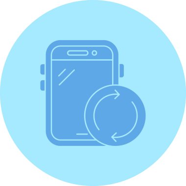 Smartphone Simgesi, vektör illüstrasyonu