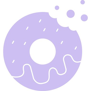 Yüzmek. Web simgesi basit illüstrasyon