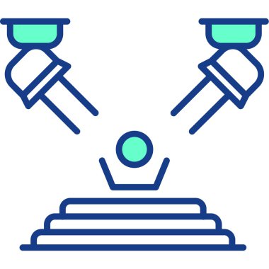 Bir simgenin vektör illüstrasyonu