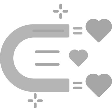 Aşk kalp ikonu ana hatlarıyla