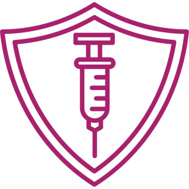 Tıbbi bir simgenin vektör illüstrasyonu