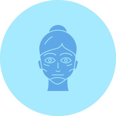 Güzel bir kadının vektör illüstrasyonu