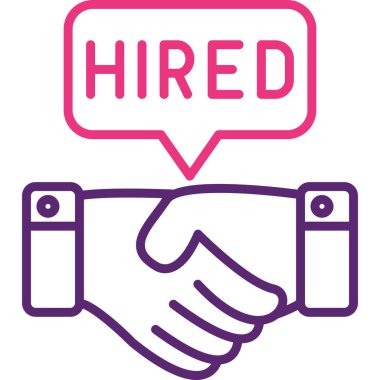 İş. Web simgesi basit illüstrasyon