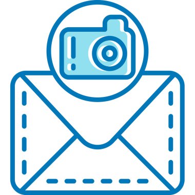 Kamera. Web simgesi basit illüstrasyon