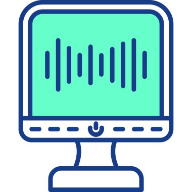 Bilgisayar. Web simgesi basit illüstrasyon