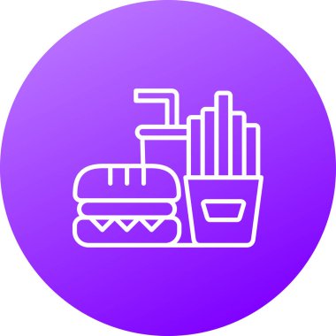 Gıda simgesinin vektör illüstrasyonu