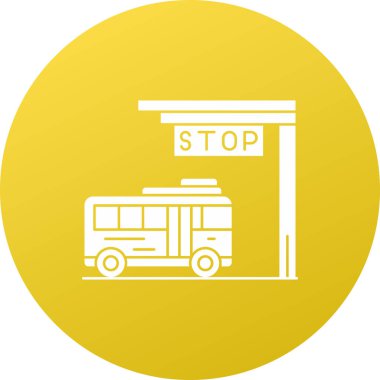 Modern b 'nin vektör illüstrasyonunda simge eksikliği stop