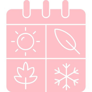 Yapraklı ve çiçekli takvim