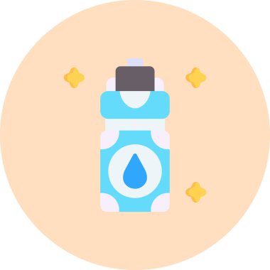 şişe su içme ikonu