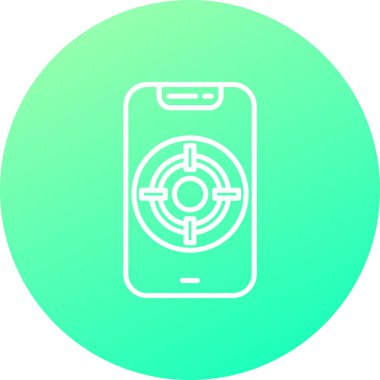 Modern simgenin vektör illüstrasyonu