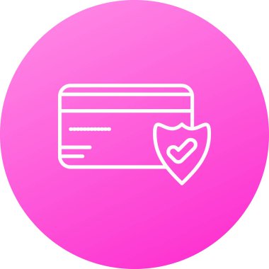 Kart. Web simgesi basit illüstrasyon