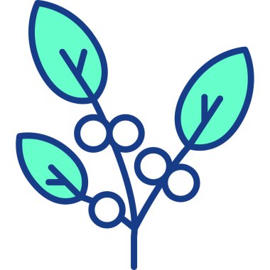 Yaprak. Web simgesi basit tasarım