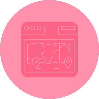 Kamera. Web simgesi basit illüstrasyon