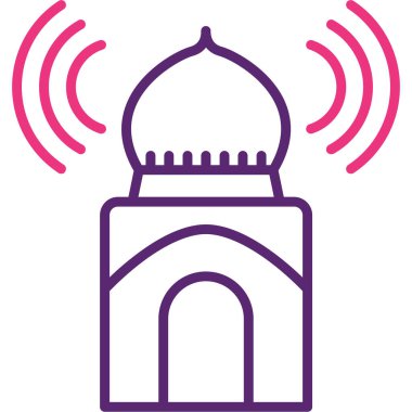 Müslüman İslam Camii simgesi