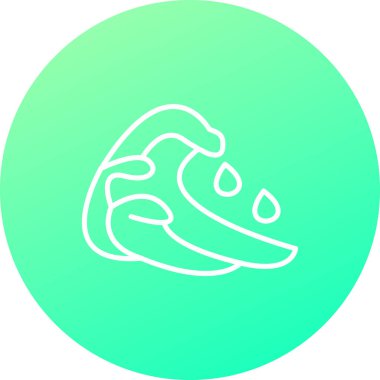 Benzersiz damla ikon vektör çizimi