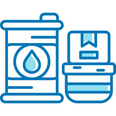 Su damlası. Basit simge