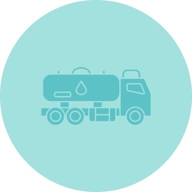 Beyaz arka planda basit bir tasarım ile araba yıkama ikonu. vektör illüstrasyonu