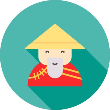 Düz stil Japon kültürü simgesi