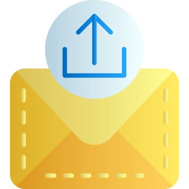 e-posta zarfı simgesi düz biçimli