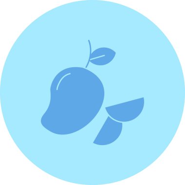 Elma. Web simgesi basit illüstrasyon