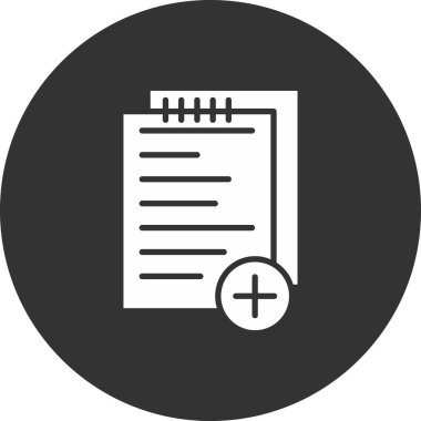 belge simgesi vektör illüstrasyonu