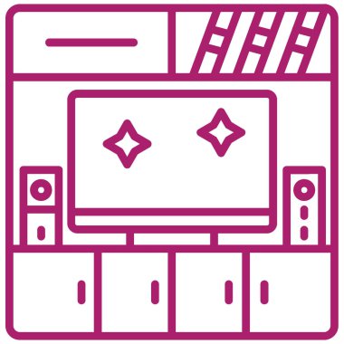 Modern simgenin vektör illüstrasyonu