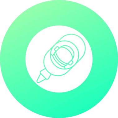 Modern bir simgenin vektör illüstrasyonu