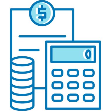 Dolar. Web simgesi basit illüstrasyon