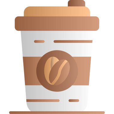 Kahve çekirdekli kahve fincanı