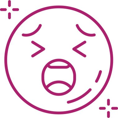 yüz simgesi, vektör illüstrasyonu