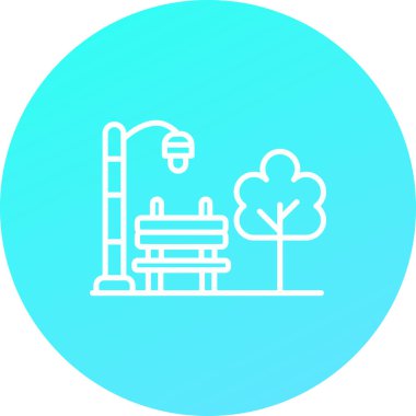 Modern binanın vektör illüstrasyonu