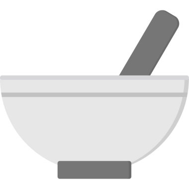 Kase kaşık simgesi, basit stil