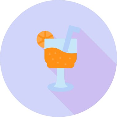 Meyve suyu. Web simgesi basit illüstrasyon