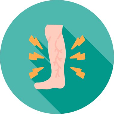 İnsan bacağının vektör çizimi