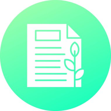 Belge. Web simgesi basit illüstrasyon