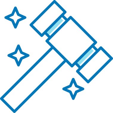 Modern b 'nin vektör illüstrasyonunda teleskop simgesi yok