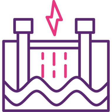 Modern bir simgenin vektör illüstrasyonu