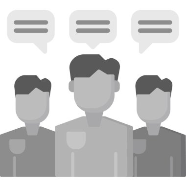 İnsan simgesinin vektör illüstrasyonu