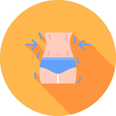 Vücut. Web simgesi basit illüstrasyon