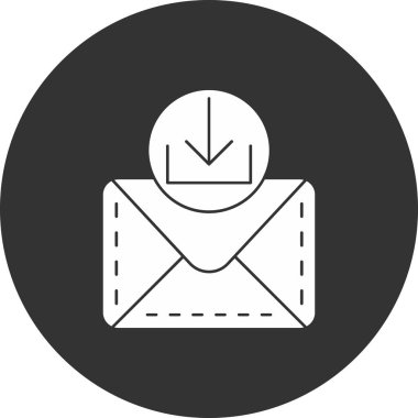 e-posta posta simgesi. beyaz arkaplanda izole edilmiş web tasarımı için e-posta mektup vektör simgesi