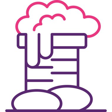 Bir bira ikonunun vektör illüstrasyonu